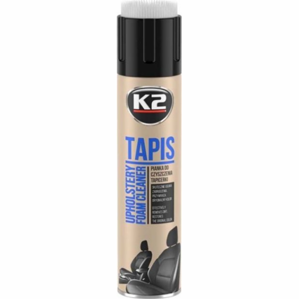 K2 ČIŠTĚNÍ ČALOUNĚNÍ PĚNOVÝ KARTÁČ TAPIS 600ML