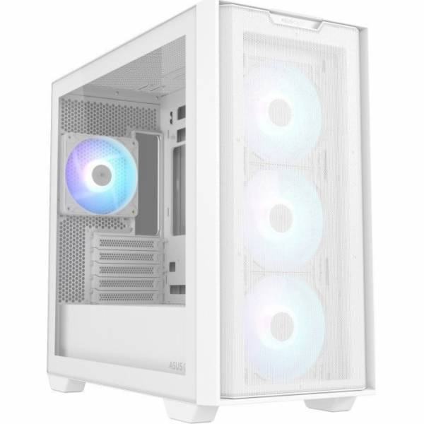 Pouzdro Asus A21 PLUS TG ARGB BÍLÁ