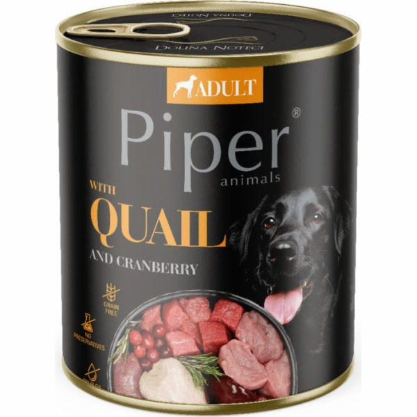 DOLINA NOTECI Piper Animals s křepelkou - mokré krmivo pr...