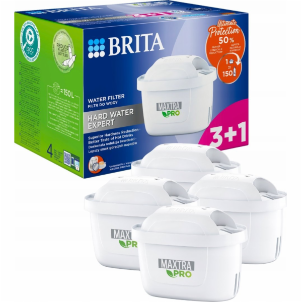 Brita Maxtra Pro Hard Water Expert filtr 3+1 ks
