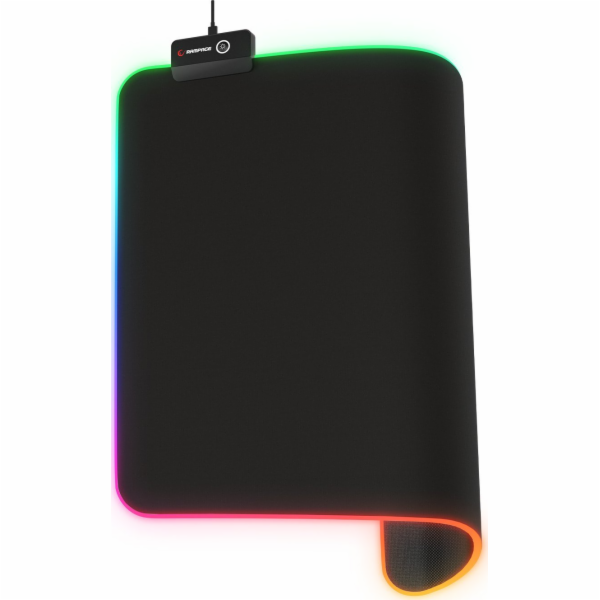 RAMPAGE HERNÍ PODLOŽKA RGB LED 252X328X3MM