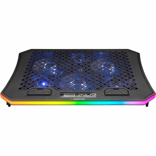 RAMPAGE CHLADIČ STOJAN METAFOR 6 FAN 10 -19 RGB