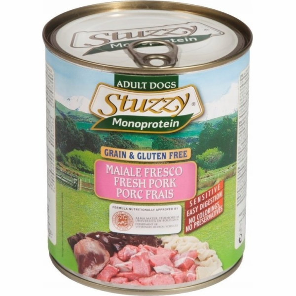 STUZZY pro psy Monoprotein Wieprzowe 800 g