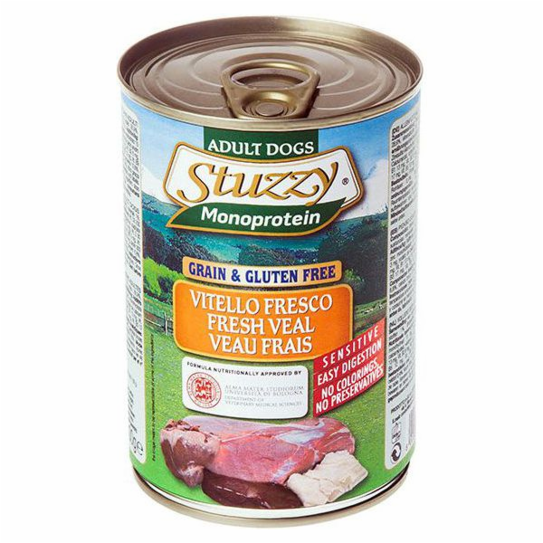 STUZZY DOGS MONOPROTEINOVÁ TELECÍ KONZERVKA 400G