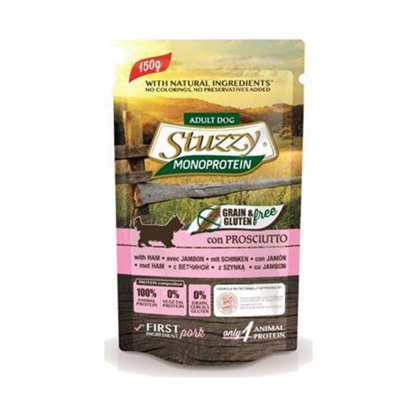 STUZZY Monoprotein Ham - vlhké krmivo pro psy - 150 g