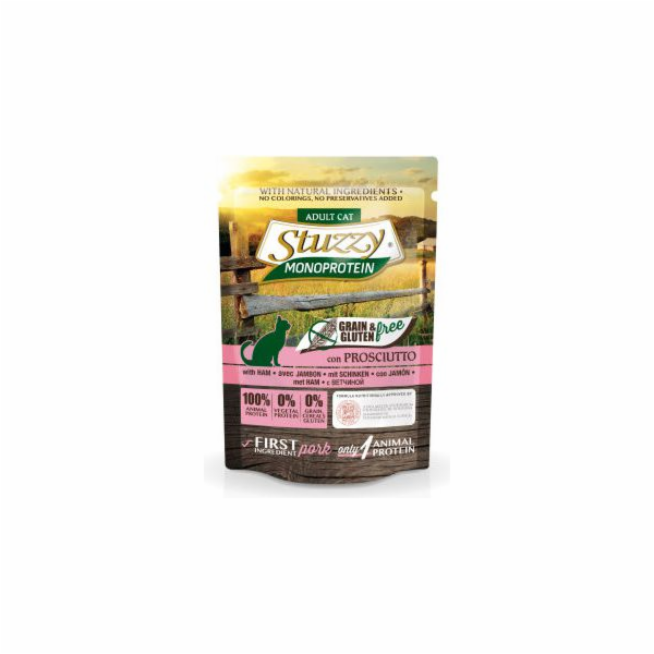 STUZZY Monoprotein Ham - mokré krmivo pro kočky - 85 g