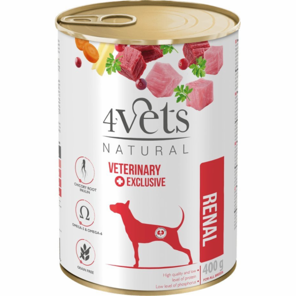 4VETS NATURAL - Renal New Dog 400g