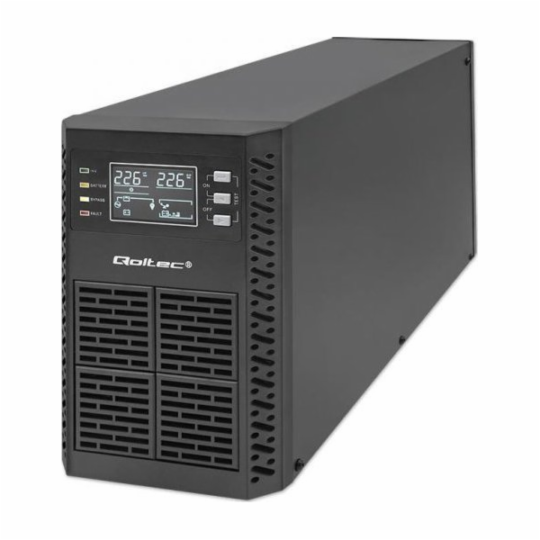 Záložní zdroj UPS Qoltec 52281 | 2kVA | 2000W | Účiník 1,...