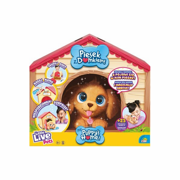 Little Live Pets 26477 Pes s domečkem