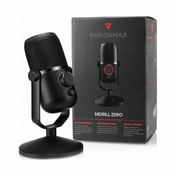 Mikrofon Thronmax Mdrill Zero Jet Black 96Khz