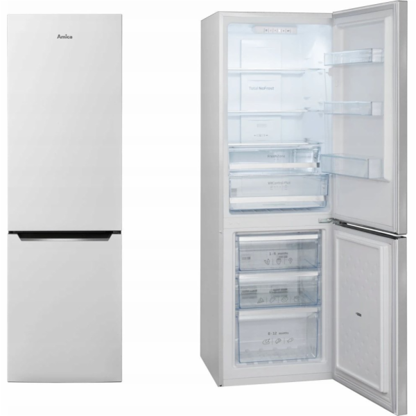 Kombinace chladničky s mrazničkou AMICA FK2695.2FT(E).