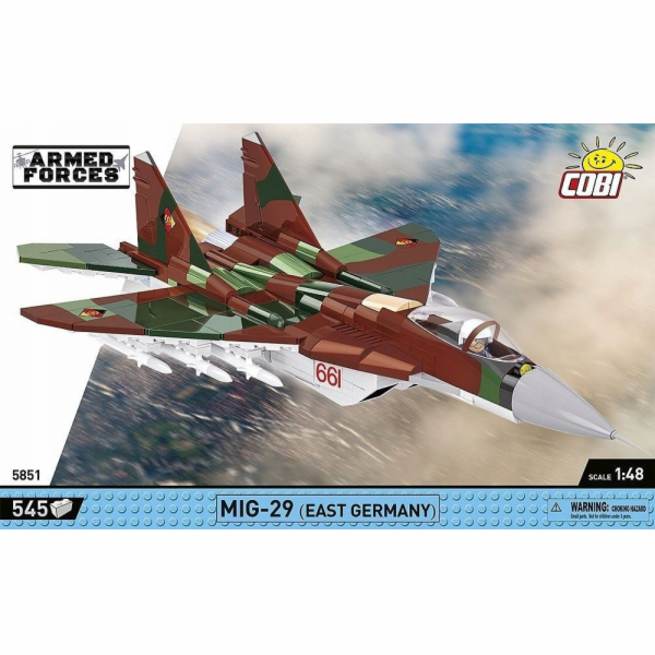 COBI 5851 Armed Force MiG-29 (VÝCHODNÍ NĚMECKO) 545 cihel
