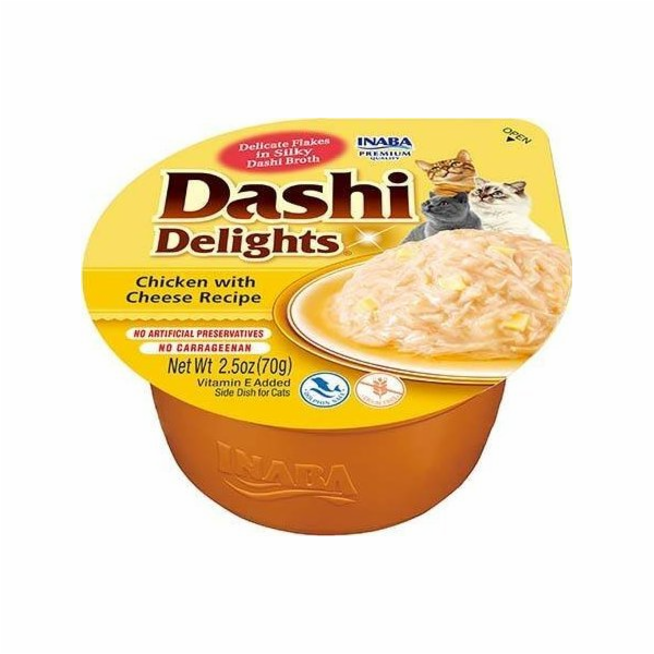 INABA Dashi Delights Kuře se sýrem ve vývaru - kočičí pam...