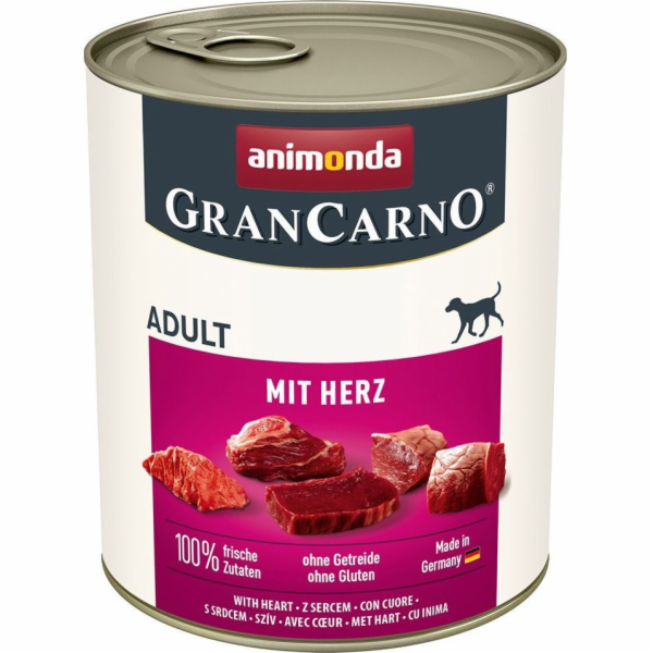 ANIMONDA GranCarno Adult se srdíčky - mokré krmivo pro ps...