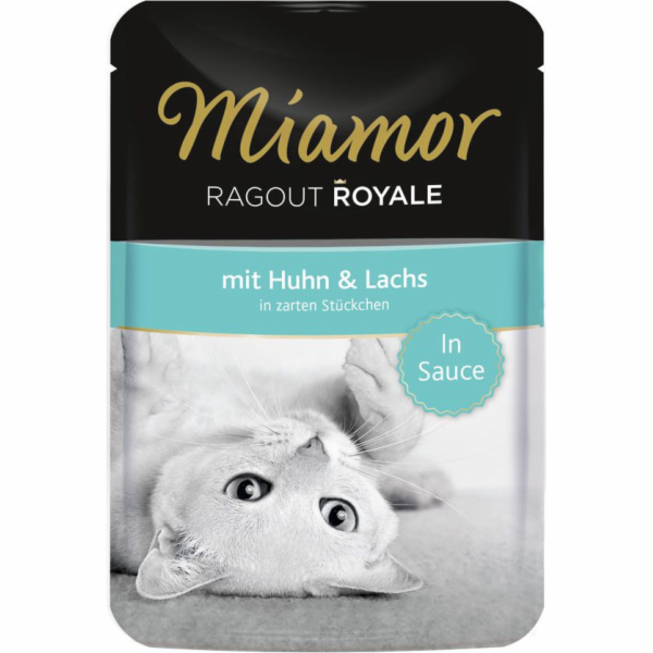 MIAMOR Ragout Royale Kuře a losos v omáčce - mokré krmivo...