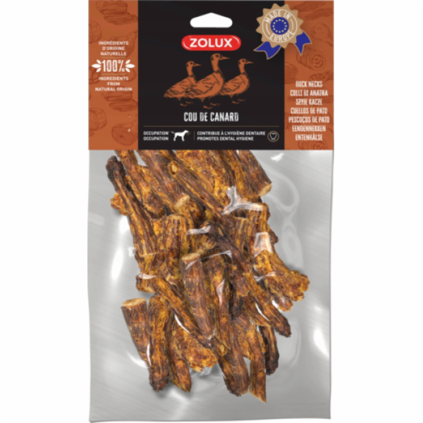 ZOLUX Kachní krk - pamlsek pro psy - 500g