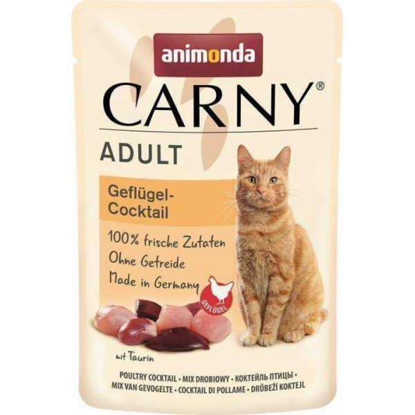 ANIMONDA Carny Adult Poultry koktejl - mokré krmivo pro k...
