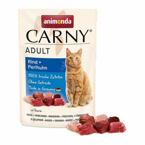 ANIMONDA Carny Adult Hovězí maso a perlička - mokré krmiv...