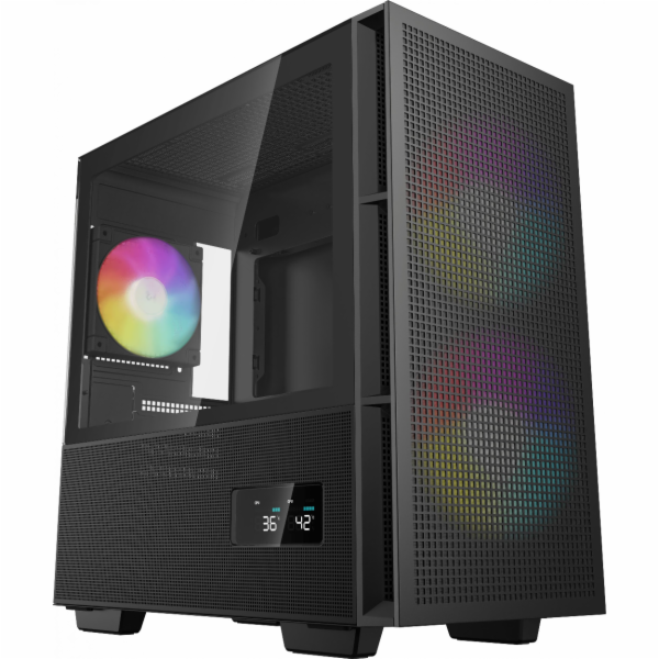 DeepCool CH360 DIGITAL Micro Tower Black