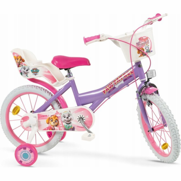 Dětské kolo 16" Paw Patrol Purple 1680 Girl TOIMSA