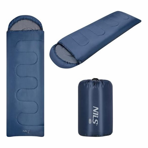 NILS CAMP SPACÍ PYTEL NC2107 NAVY BLUE-GREY VELIKOST. L