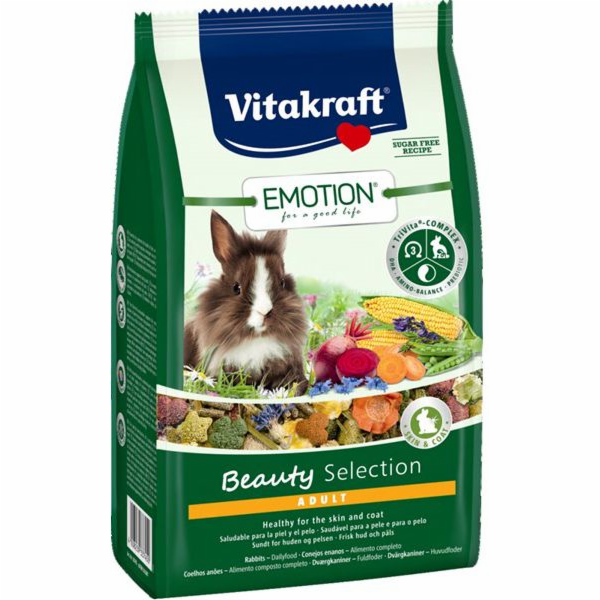 VITAKRAFT EMOTION BEAUTY - suché krmivo pro králíky - 600 g