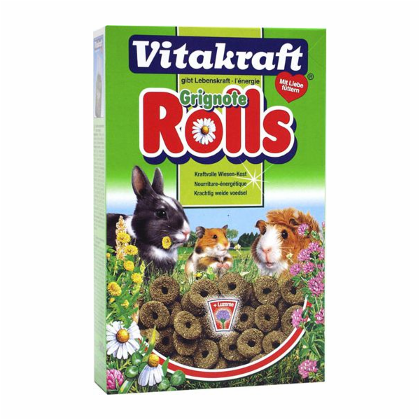 VITAKRAFT GREEN ROLLS - pamlsek pro hlodavce - 500 g