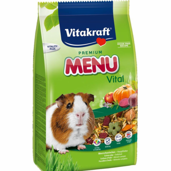 VITAKRAFT Menu Vital - Krmivo pro morčata - 1kg
