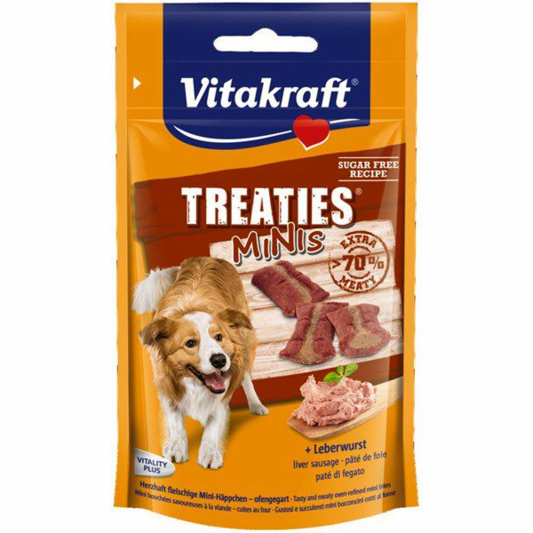 VITAKRAFT Treaties Minis with liver - pochoutka pro psy -...