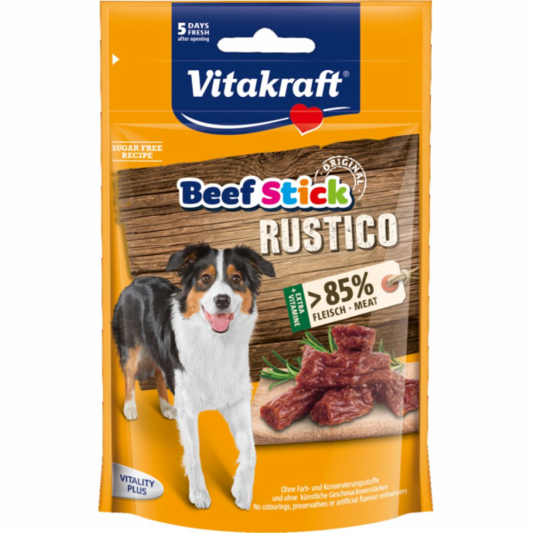 VITAKRAFT Beef Stick Rustico - pochoutka pro psy - 55 g
