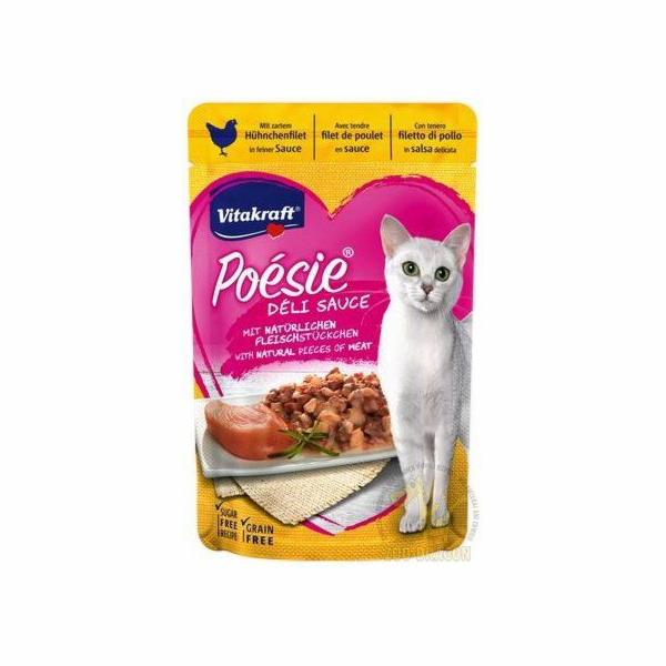 VITAKRAFT POESIE DELICE kuře - vlhké krmivo pro kočky - 85 g