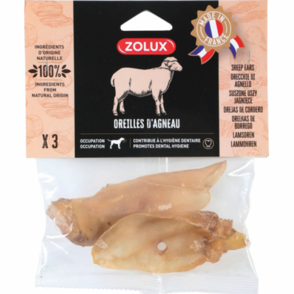 ZOLUX Lamb ears - žvýkačka pro psa - 30g