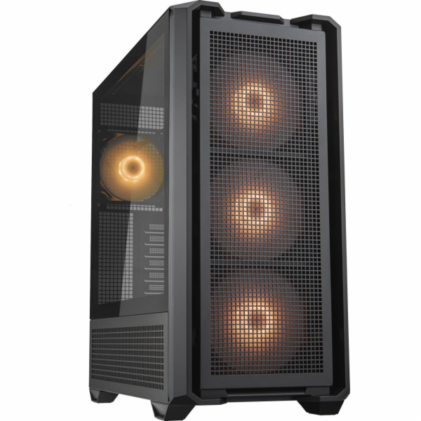 COUGAR PC skříň MX600 Black Mid Tower Mesh Front Panel 3 ...