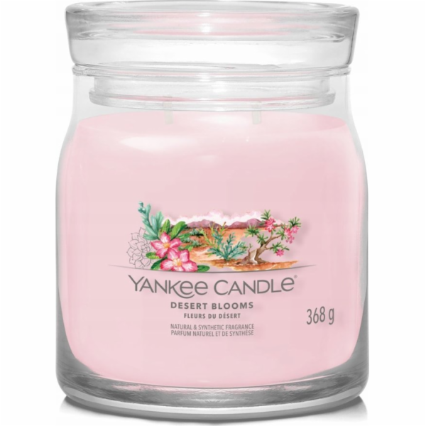 Svíčka ve skleněné dóze Yankee Candle, Pouštní květiny, 3...