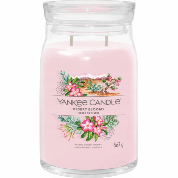 Svíčka ve skleněné dóze Yankee Candle, Pouštní květiny, 5...