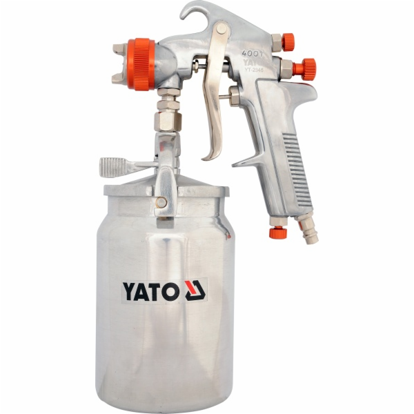 STŘÍKACÍ PISTOLE YATO SE SPODNÍ NÁDRŽÍ 1 8mm/1L 2346