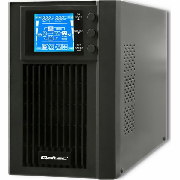 QOLTEC 53042 Qoltec Nepřerušitelný zdroj napájení On-line...
