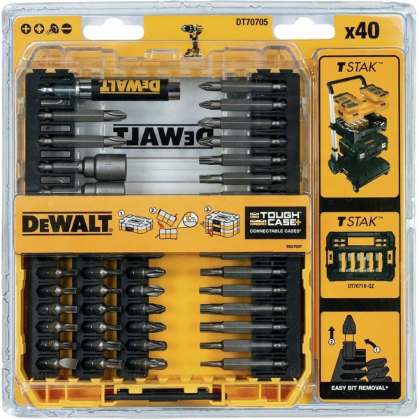 DeWalt 40dílný koncový šroub TX
