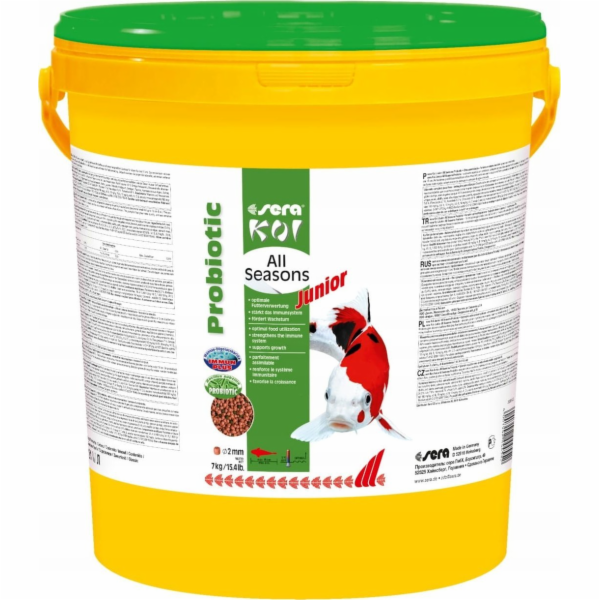 Sera Koi Junior All Seasons Probiotic 7 kg - speciální kr...