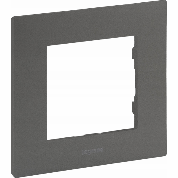 Legrand Niloe Step - jednoduchý rám 1x - barva oceli 863491