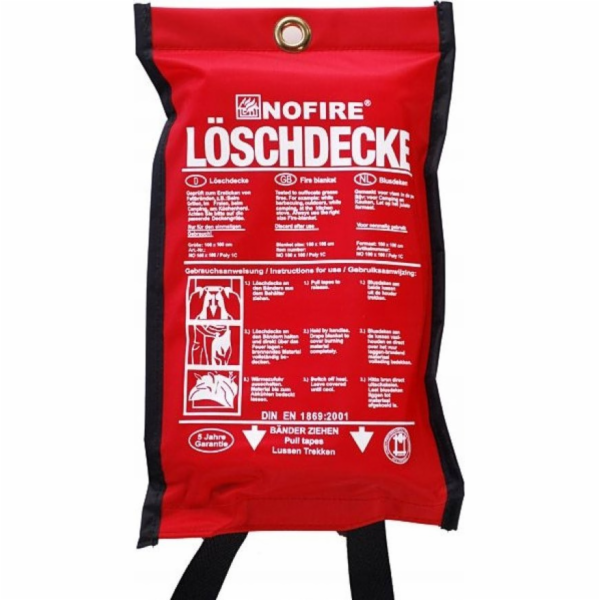 NOFIRE Löschdecke NO 160x180 POLY 1C im Polybag