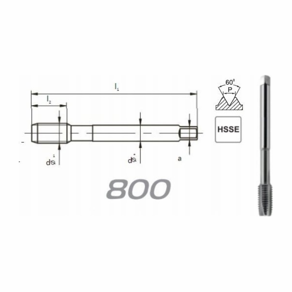 Fanar THREAD M24x1.5 DIN-374B (6H) HSSE 800