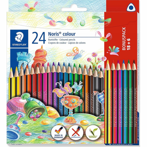 Staedtler STAEDTLER Buntstift Noris barva 18+6
