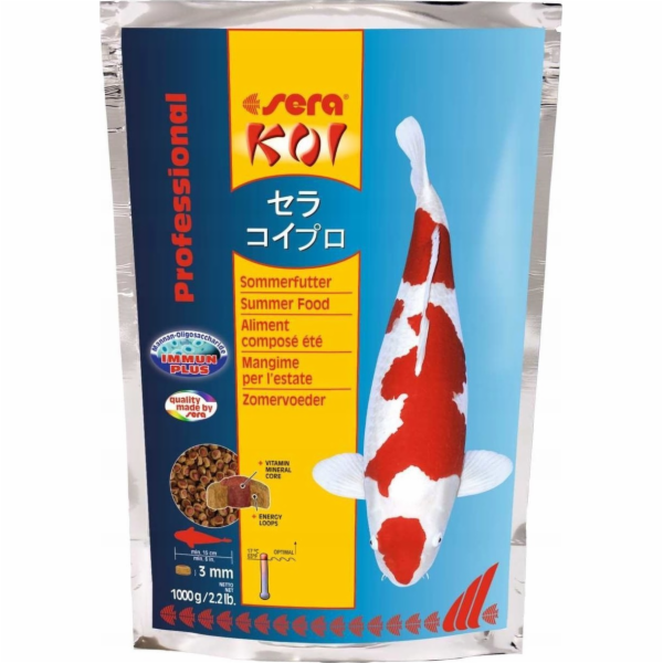 Sera Koi Professional Summer Food 1.000 g - speciální krmivo