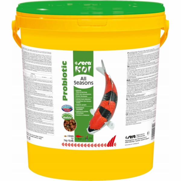 Sera Koi All Seasons Probiotic 7 kg - speciální krmivo