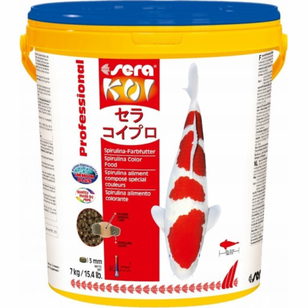 Sera Koi Professional Spirulina Color Food 7 kg - profesi...
