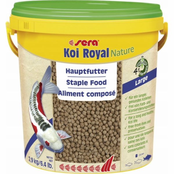 Sera Koi Royal Large 10 l, granule - základní krmivo pro Koi