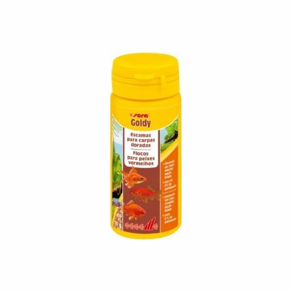 Sera Goldy Nature 50 ml, vločky - krmivo pro zlaté rybky