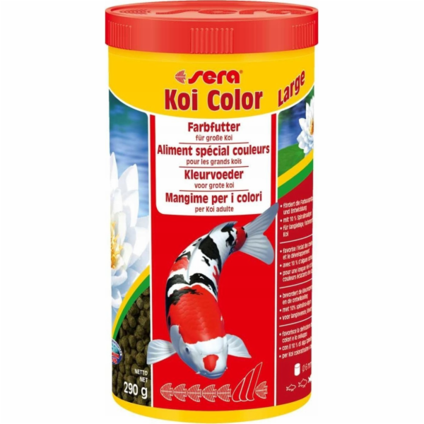 Sera Koi Color Large 1.000 ml, granule - základní krmivo ...
