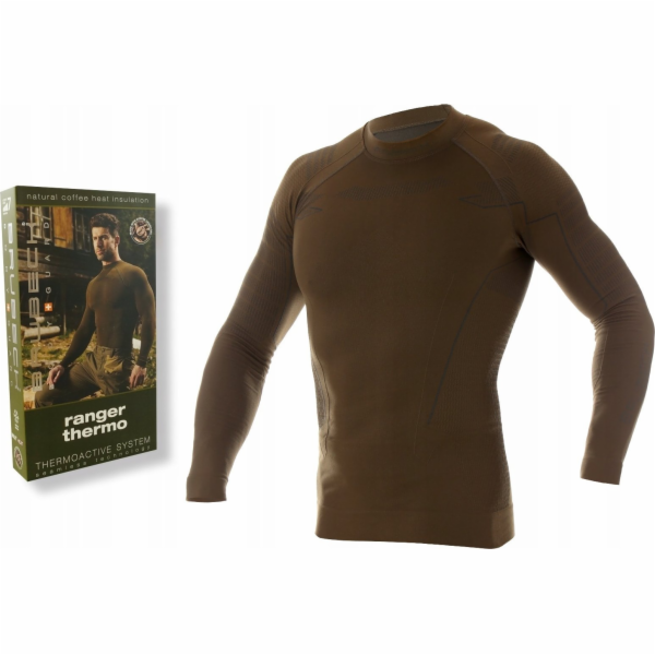 Brubeck LS14860 Pánská mikina Ranger Thermo khaki XXL